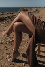CHOCO TERRY MAXI DRESS