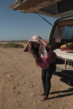 STRAWBERRY • DRAGON FRUIT PONCHO + BAG