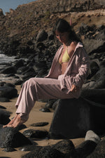 MAUVE UNISEX TERRY SHIRT