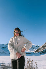 ALMOND SHERPA JACKET