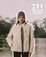 ALMOND SHERPA JACKET