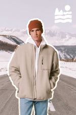 ALMOND SHERPA JACKET