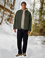 KHAKI SHERPA JACKET