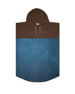 CHOCO • BLUEBERRY PONCHO + BAG