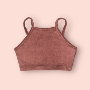 DUSTY ROSE TERRY HAVANA TOP