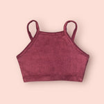 CHERRY TERRY HAVANA TOP