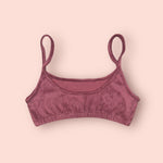 CHERRY TERRY BRA