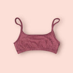CHERRY TERRY BRA
