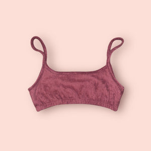 CHERRY TERRY BRA