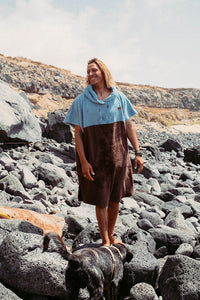 BLUEBERRY + CHOCO PONCHO + BAG