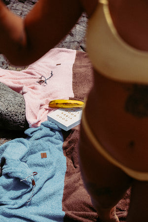 BLUEBERRY + CHOCO PONCHO + BAG