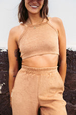 SAND TERRY HAVANA TOP