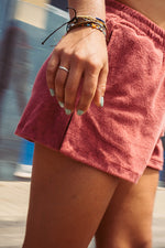 CHERRY TERRY SHORTS Women