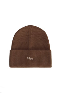 CHESTNUT KNITTED BEANIE