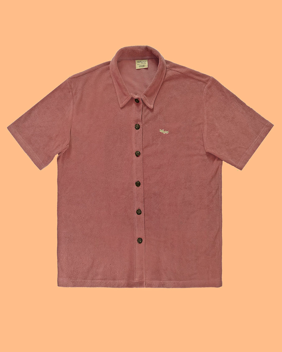 DUSTY ROSE TERRY SHIRT