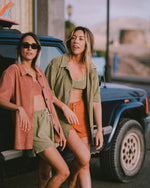 DUSTY ROSE TERRY SHIRT