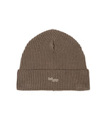 MOCHA KNITTED BEANIE