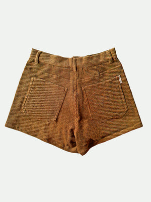 CHESTNUT CORD SHORTS Women