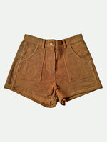 CHESTNUT CORD SHORTS Women