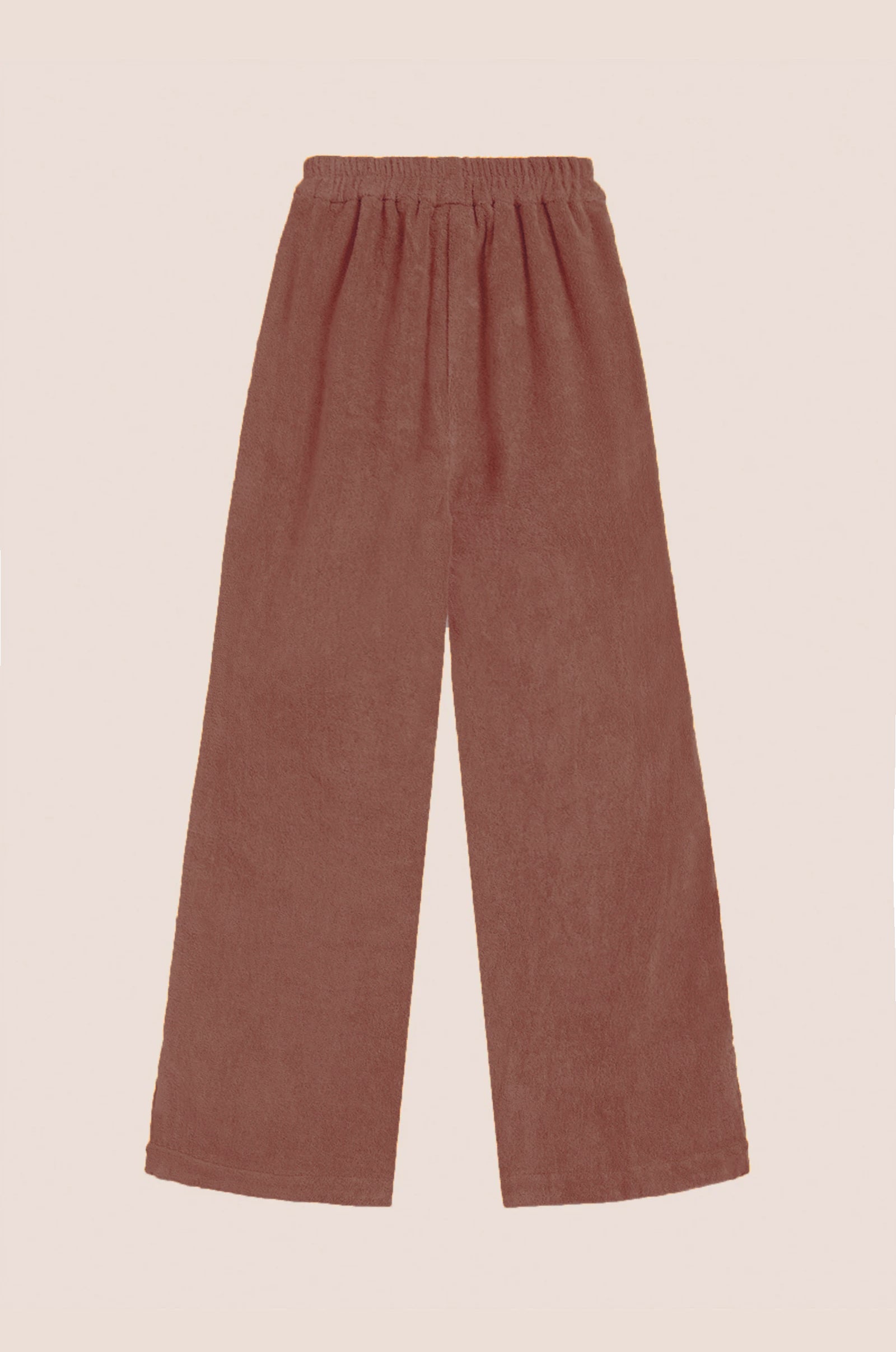 DUSTY ROSE TERRY CROPPED PANTS Women