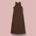 CHOCO TERRY MAXI DRESS