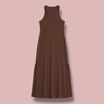 CHOCO TERRY MAXI DRESS