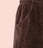 CHOCO TERRY LONG PANTS with pockets