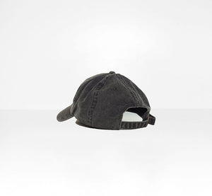 BLACK WASHED CAP