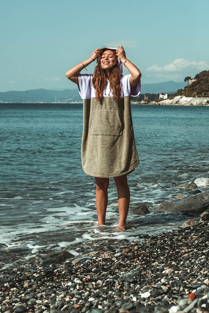 GRAPES - KIWI PONCHO + BAG